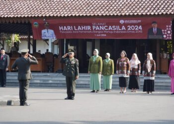 Danrem Wijayakusuma Pimpin Upacara Hari Lahir Pancasila