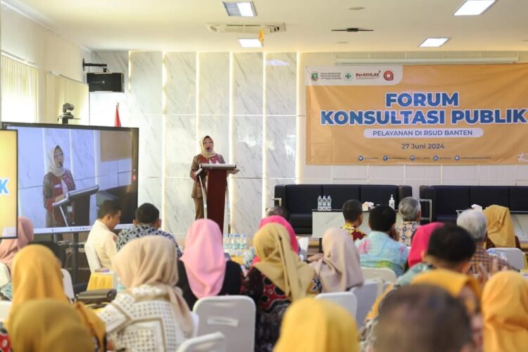 Menuju Layanan Prima, RSUD Banten,  Gelar Konsultasi Publik