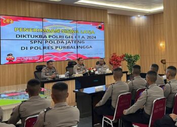 Polres Purbalingga Terima 25 Siswa Latja dari SPN Polda Jateng