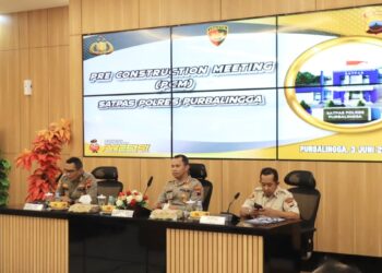 Polres Purbalingga Gelar Pre Construction Meeting Pembangunan Satpas