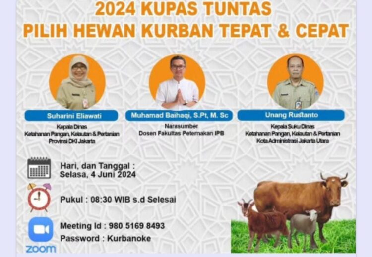 Sudin KPKP Jakut Adakan Webinar Bahas Hewan Kurban