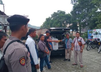 Kegiatan Polres Samosir, Usai Sukses Mengamankan Pemungutan Suara Ulang di TPS 12 Pemilu 2024