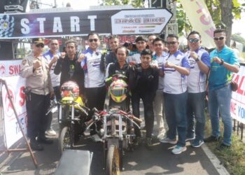 Polres Purbalingga Gelar Kejurnas Drag Bike Hari Bhayangkara Ke-78