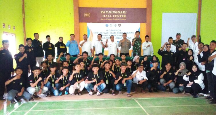 Guna Mencegah Bahaya Narkoba Pemdes Desa Tanjungsari Gelar Pelatihan Pencegahan Bahaya Narkoba Untuk Generasi Muda