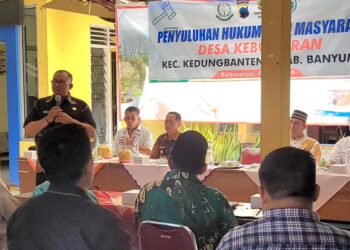 Pemdes Kebocoran Kedungbanteng Gelar Penyuluhan Hukum