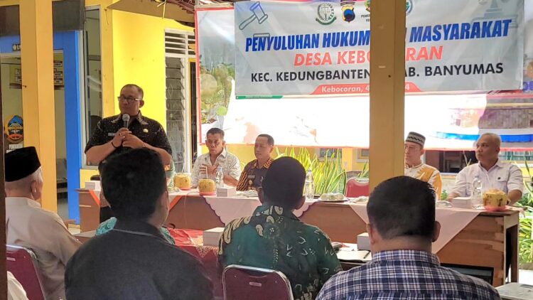 Pemdes Kebocoran Kedungbanteng Gelar Penyuluhan Hukum