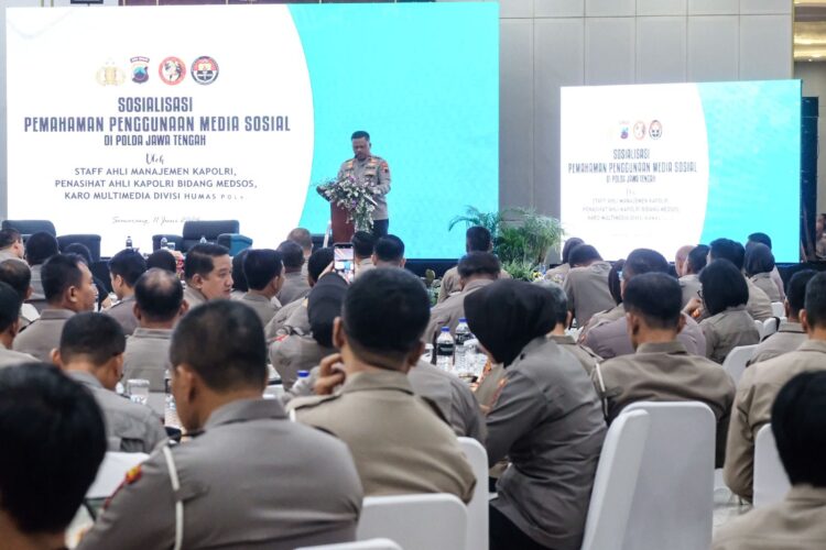 Polda Jateng bersama Korsahli Kapolri Gelar Sosialisasi Pemahaman Media Sosial
