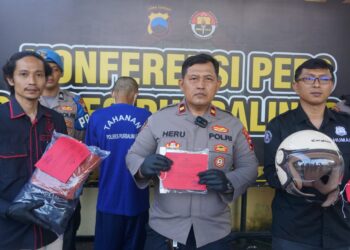 Polsek Kutasari Amankan Satu Pelaku Curanmor, Satu Lainnya Dalam Pengejaran