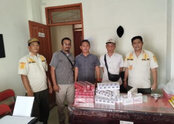 Pengedar Rokok Ilegal Tertangkap SATPOL PP Kabupaten Tapanuli Utara Atas Kerjasama Dengan Insan Pers