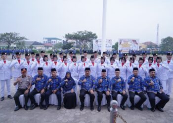 Pemkab Pringsewu Gelar Upacara Harlah Pancasila dan Harkitnas 2024