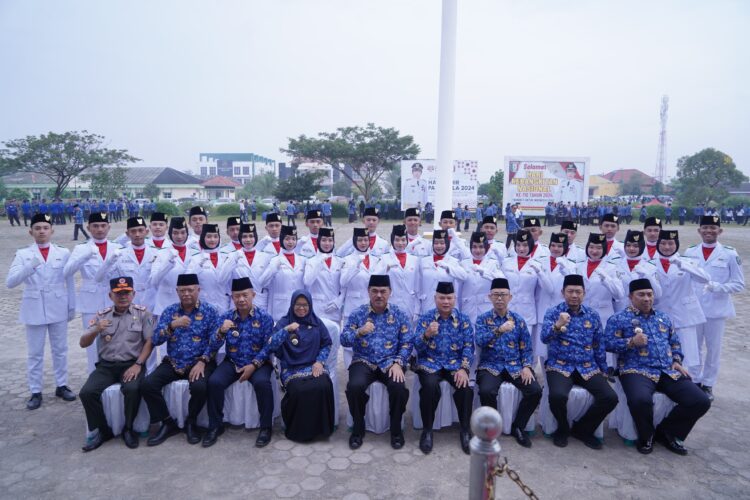 Pemkab Pringsewu Gelar Upacara Harlah Pancasila dan Harkitnas 2024