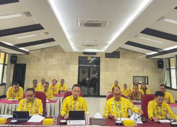 Pj.Bupati Padang Lawas Utara, Menyampaikan Evaluasi Kinerja Triwulan II sebagai Penjabat Kepala Daerah di Kantor Inspektorat Jenderal Kemendagri