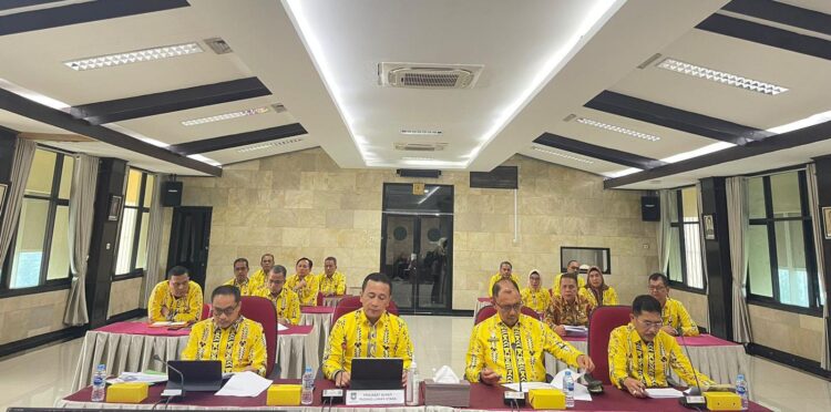 Pj.Bupati Padang Lawas Utara, Menyampaikan Evaluasi Kinerja Triwulan II sebagai Penjabat Kepala Daerah di Kantor Inspektorat Jenderal Kemendagri