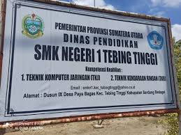 Dana BOS Reguler Thn 2022-2023 Yang Diterima SMK Negeri 1  Tebing Tinggi, Kabupaten Serdang Bedagai, Diduga Dikorupsi