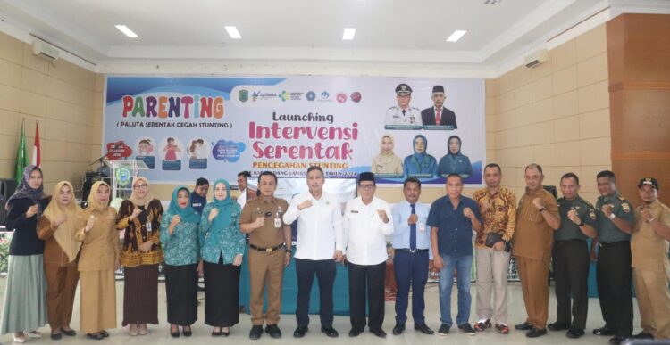 Pj.Bupati Paluta Launching Intervensi Serentak Pencegahan Stunting di Kabupaten Padang Lawas Utara