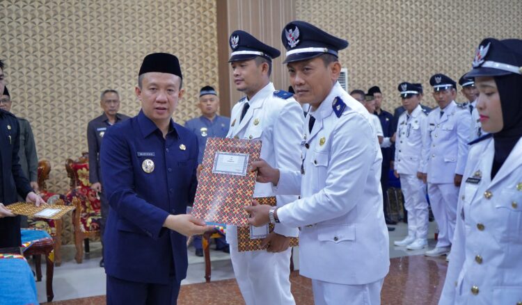 Dr. H. Marindo Kurniawan Mengukuhkan 112 Kapekon Se-Kabupaten Pringsewu