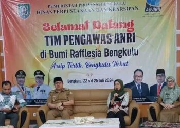 Tim Pengawas Kearsipan ANRI, Lakukan Verifikasi Audit Kearsipan di Dinas Perpustakaan dan Kearsipan  (DPK) Provinsi Bengkulu