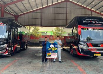 Jasa Raharja Jember Melakukan CRM dan Sosialisasi Program Penghapusan Denda Pajak Kendaraan di Perusahaan Otobus
