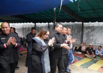 Bupati Pakpak Bharat Hadiri Undangan Pesta Adat Seorang Masyarakat di Dusun Talutuk, Desa Kuta Meriah Kec.Kerajaan