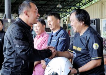 Dorong Perilaku Tertib Berlalu Lintas, Jasa Raharja Bersama Komunitas Motor Tomohon Gelar Safety Riding dan Pembersihan Rambu Lalu Lintas