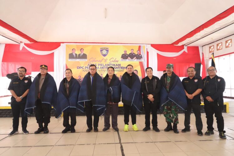Pengurusan DPC Pemuda Mitra Kamtibmas Kabupaten Pakpak Bharat Periode 2024 – 2029 Dilantik dan Dikukuhkan