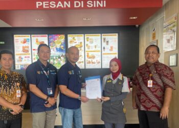 Kerjasama Jasa Raharja dengan McDonald Jember untuk Merchant Aplikasi JRku Reward