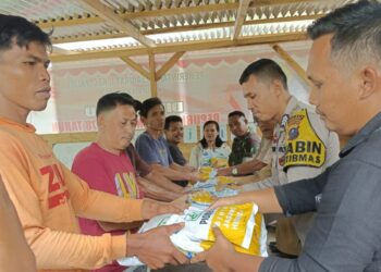 Kolerasi Personil Polsek Palipi Bersama Masyarakat, Ciptakan Keselamatan Beraktivitas