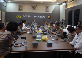 Polda Banten Gelar Anev Mingguan