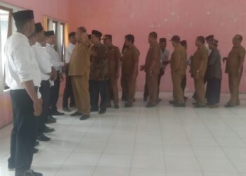 Pj. Bupati Padang Lawas Utara Diwakili Plh. Sekretaris Daerah Mengukuhkan Perpanjangan Masa Jabatan BPD se-Kecamatan Kecamatan Hulu Sihapas