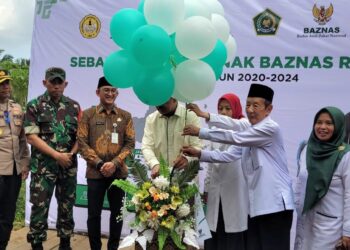 Baznas RI Luncurkan Program Balai Ternak di Desa Babakan Karanglewas Banyumas.