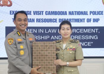 Studi Banding ke Indonesia, Kepolisian Kamboja Ingin Belajar tentang Pemberdayaan Polwan dan Pengarusutamaan Gender dari Polri