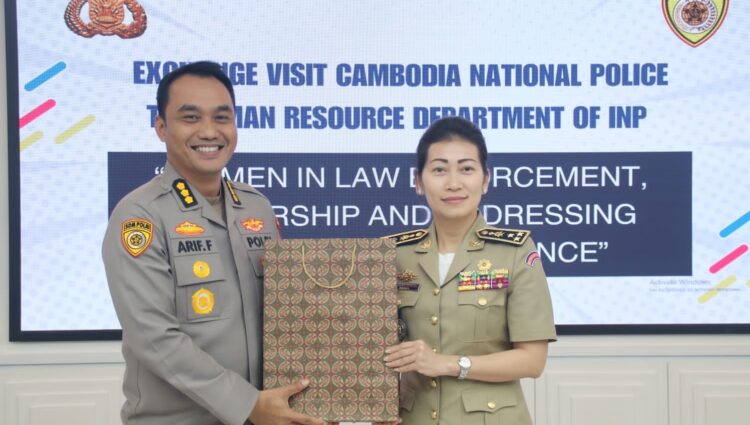 Studi Banding ke Indonesia, Kepolisian Kamboja Ingin Belajar tentang Pemberdayaan Polwan dan Pengarusutamaan Gender dari Polri