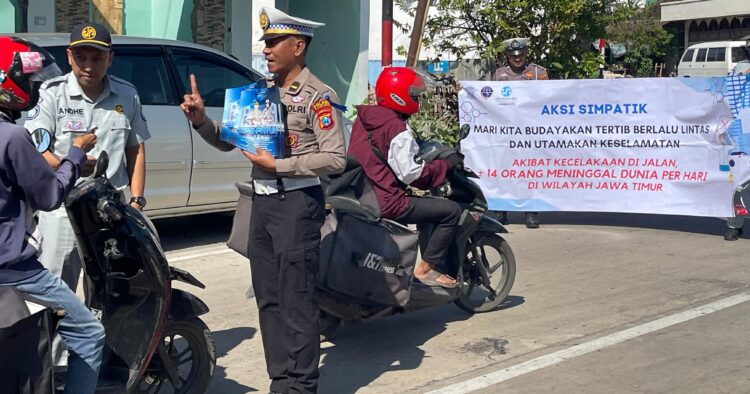 Cegah Fatalitas Korban Laka Lantas, Jasa Raharja Gelar Aksi Simpatik didaerah Rawan Laka