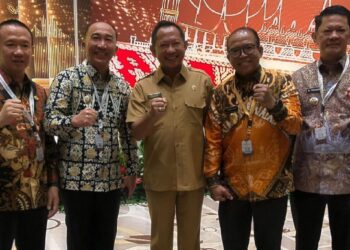 Pj. Bupati Pringsewu Dr. H. Marindo Hadiri Penyampaian Laporan Hasil Pemeriksaan LKPP dan IHPS II Tahun 2023 di Jakarta
