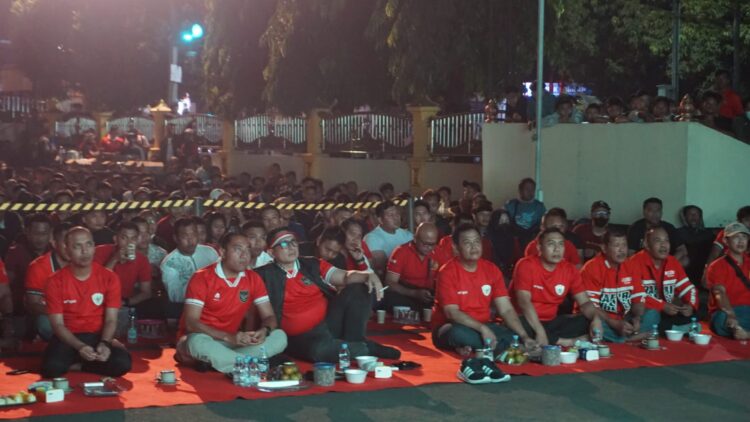 Meriah, Nobar Final Piala AFF U-19 di Polres Purbalingga Banjir Hadiah