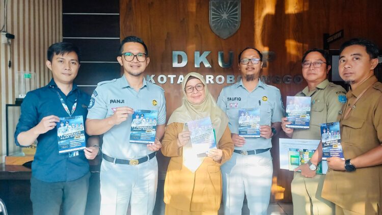 Gelorakan Patuh Pembayaran Pajak Kendaraan Dinas, Jasa Raharja Sambangi DKUPP Kota Probolinggo.