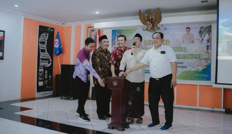 Penjabat Bupati Banyumas Lounching Petani Milenial, Ajak Santri Bertani