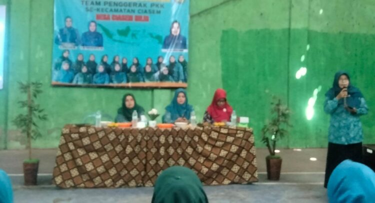 Acara Bulanan PKK se Kecamatan Ciasem