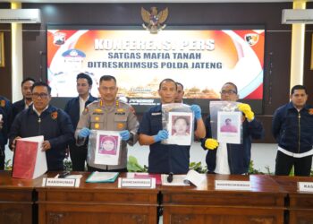 Polda Jateng Tangkap Komplotan Mafia Tanah, Rebut 27 Ribu Meter Persegi Lahan Petani di Salatiga