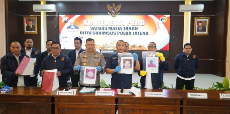 Polda Jateng Tangkap Komplotan Mafia Tanah, Rebut 27 Ribu Meter Persegi Lahan Petani di Salatiga