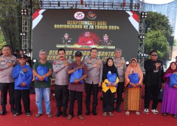 Wakapolri Komjen Pol Agus Andrianto Baksos Bersama Squad Nusantara