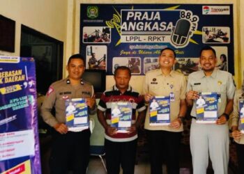 Jasa Raharja Sambangi Sekda Probolinggo Kota Bersama Tim Pembina Samsat Dalam Rangka Sosialisasi Program Pemutihan Pajak Kendaraan