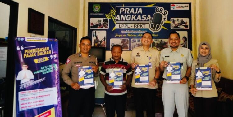 Jasa Raharja Sambangi Sekda Probolinggo Kota Bersama Tim Pembina Samsat Dalam Rangka Sosialisasi Program Pemutihan Pajak Kendaraan