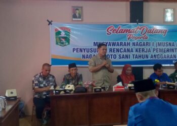 Nagari Koto Sani Gelar MUSNA Untuk Percepatan Penyusunan RKP TA 2025