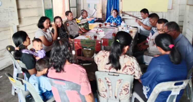 8 Desa Lokasi Cooling System Bhabinkamtibmas Polres Samosir Dimasa Tahapan Pemilukada 2024