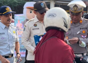 Sinergi Kepatuhan, Himbau Masyarakat Kota Madiun Jadi Warga Patuh Berkendara dan Patuh Pajak