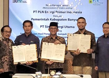 Pemkab Banyumas Tanda-tangani Kerjasama dengan PT Sinar Energi Utama dan PT PLN Energi Primer Indonesia