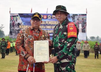Sekda Banyumas Buka TMMD Sengkuyung III 2024 Kodim Banyumas