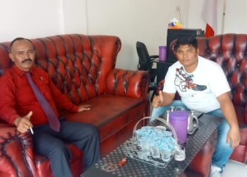 Ketua LSM PKRN Alexander Sitorus Sambut Hangat Kunjungan Humas PT.SIA Di Kantornya