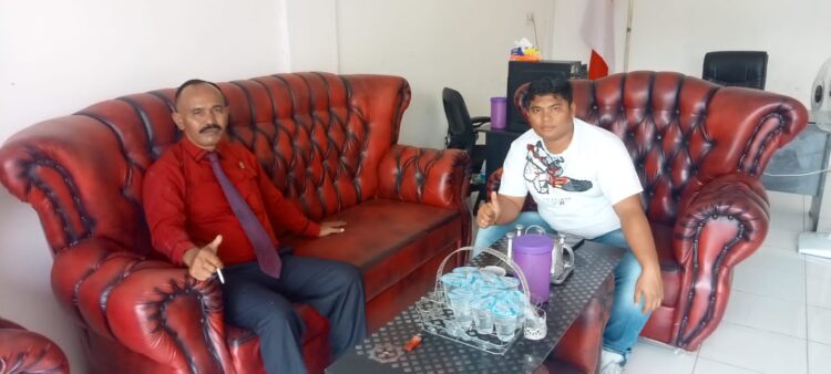 Ketua LSM PKRN Alexander Sitorus Sambut Hangat Kunjungan Humas PT.SIA Di Kantornya